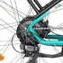 Bicicleta eléctrica con neumáticos anchos y doble suspensión